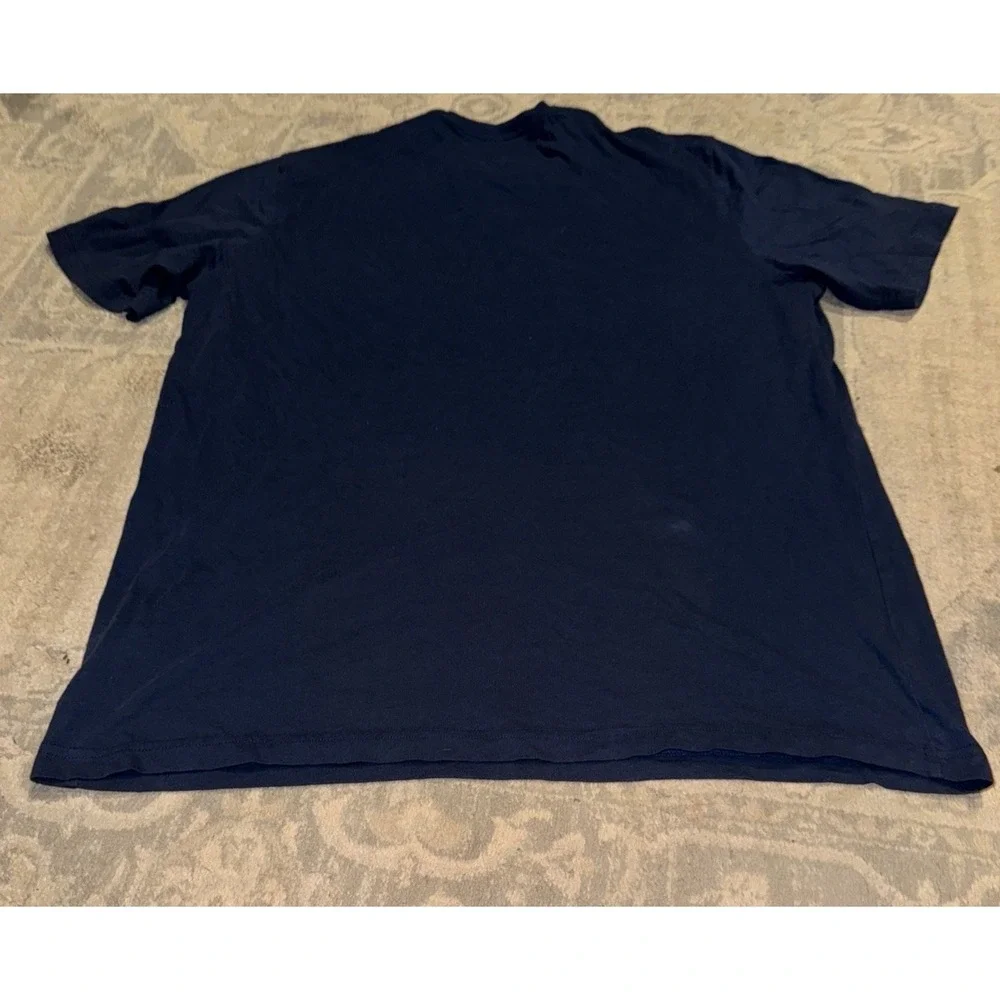 Travis Mathew Mens Blue Short Sleeve T-Shirt Golf Cart Sz 2XL XXL - Picture 2 of 5